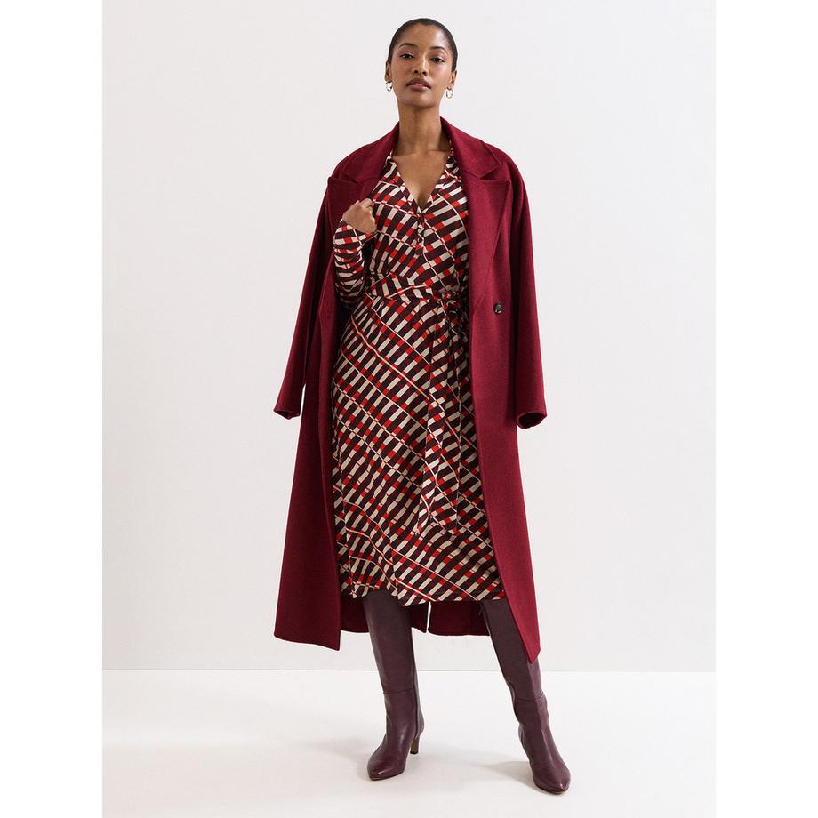 Phase Eight Check Midikleid  