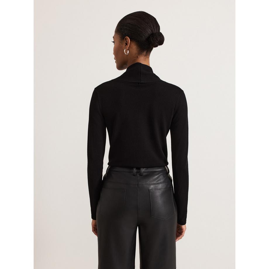 Phase Eight Lottie Col Drapé Pullover  