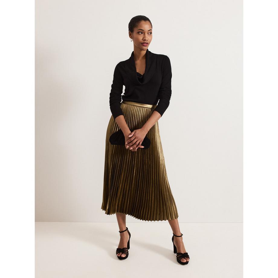 Phase Eight Lottie Col Drapé Pullover  