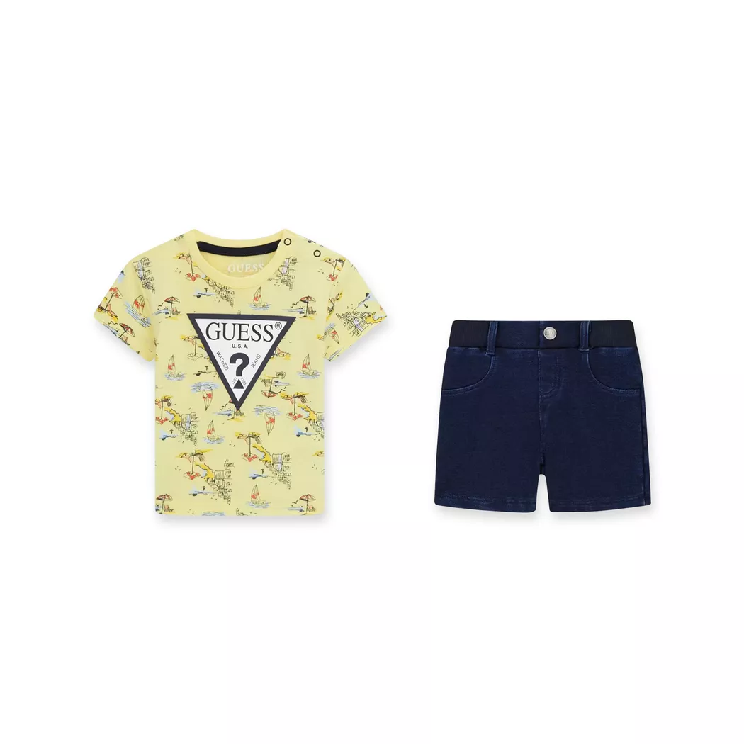 Guess - Set: Top und Shorts, 24M, Gelb