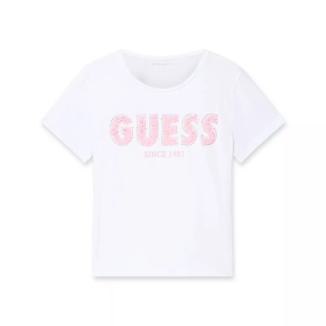 Guess - T-Shirt, 7 Jahre, Weiss