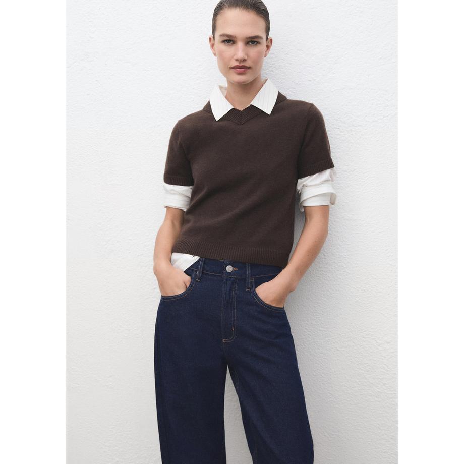 MANGO BET Relaxed Loose Fit Straight Leg Jeans  