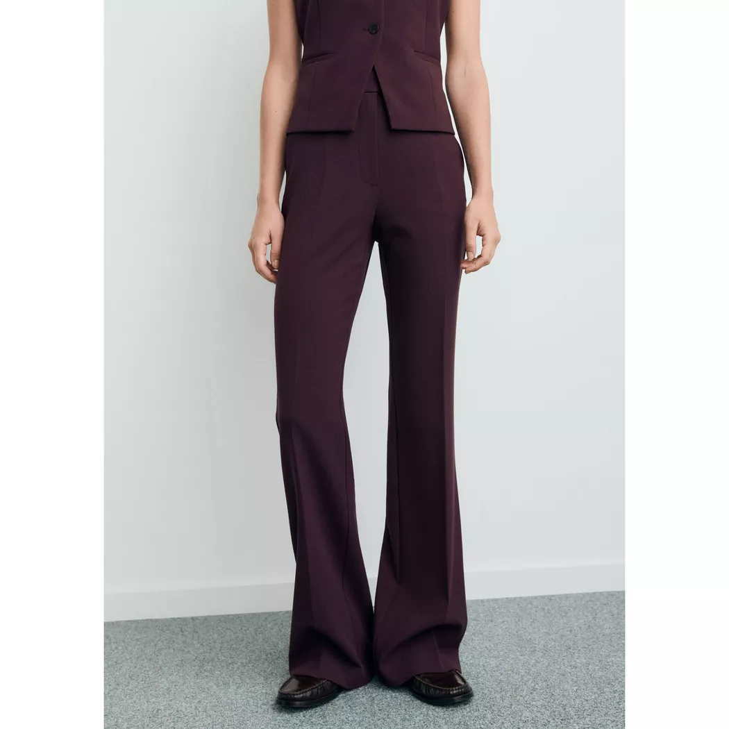 Mango - Hose, für Damen, Pflaume, Größe 40