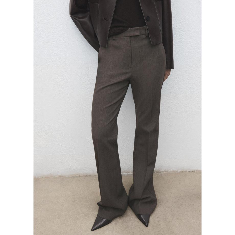 MANGO Pantalon en tissu Emma  