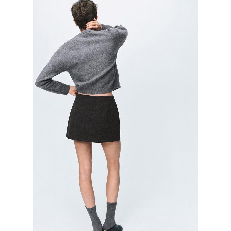 MANGO FELIPE Cardigan Corto Scollo Rotondo  