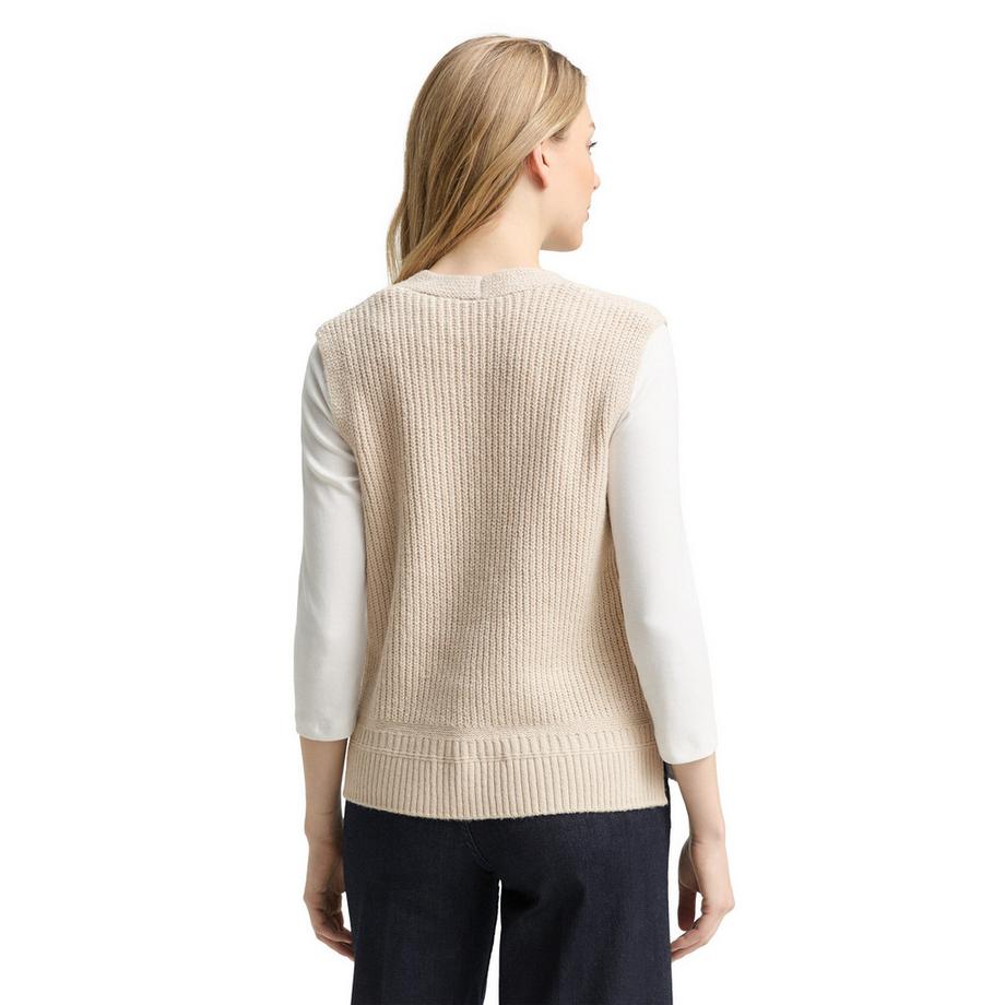 TOM TAILOR Strickpullover Weste  