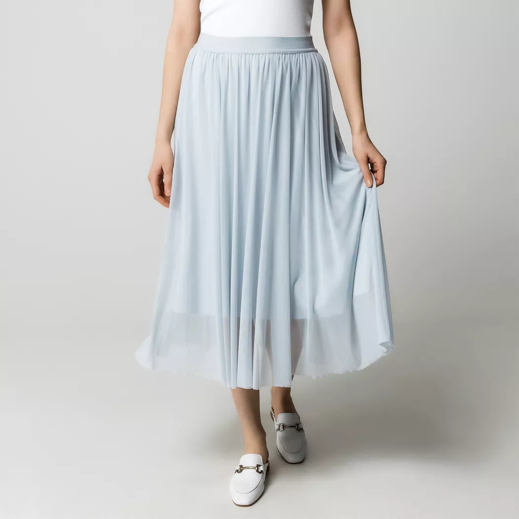Manor Woman - Freizeitrock, für Damen, Grau-Blau, Größe 42