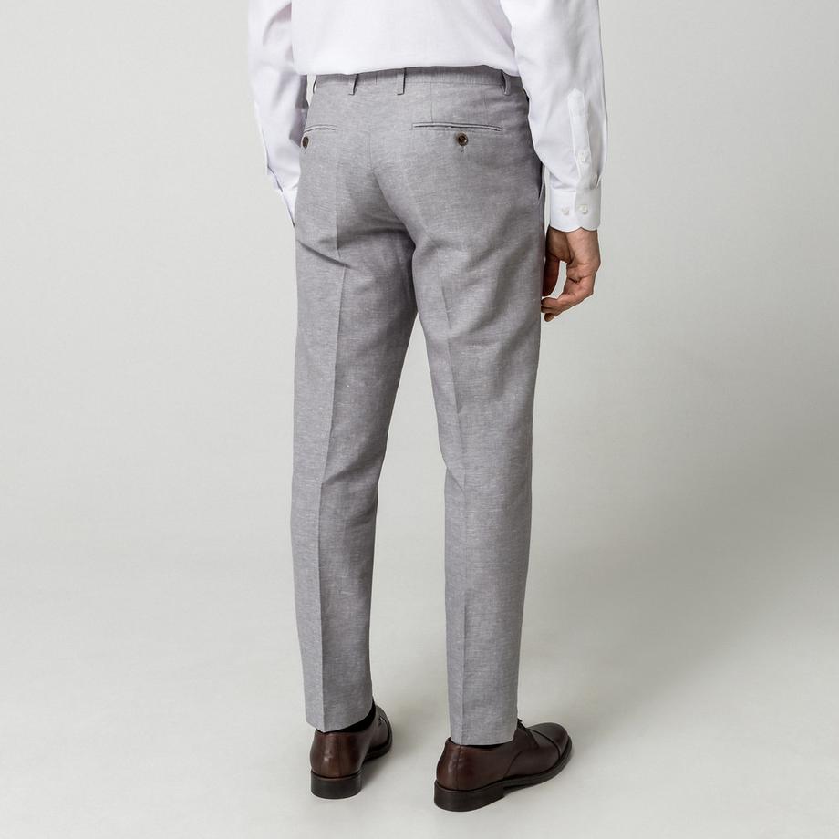 Manor Man Pantaloni in Cotone Lino  