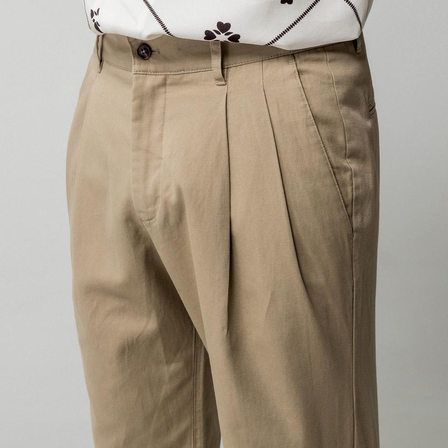 Manor Man Baumwoll Leinen Hose  