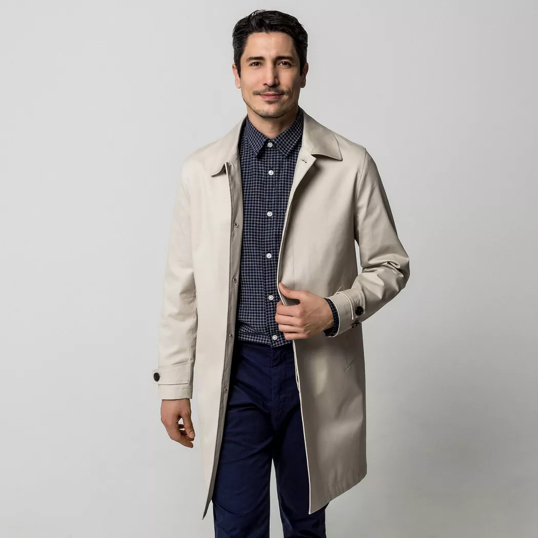 Manor Man - Mantel, für Herren, Beige, Größe 58