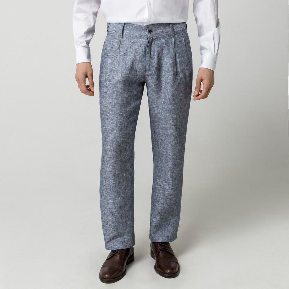 Manor Man Pantaloni in Lino  