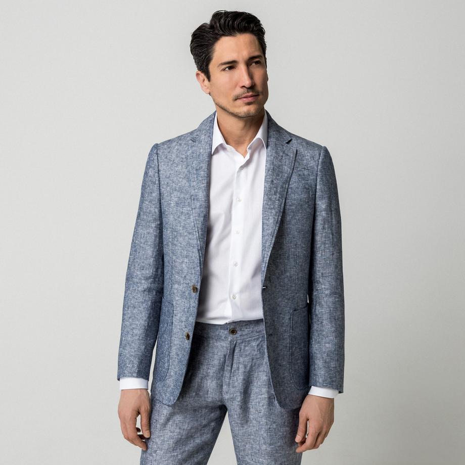 Manor Man Blazer en Lin  