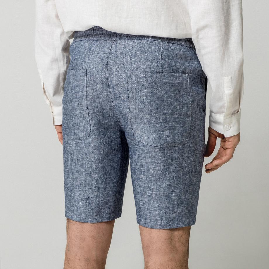 Manor Man Short in Lino  
