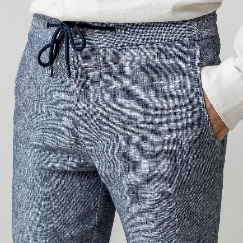 Manor Man Short in Lino  