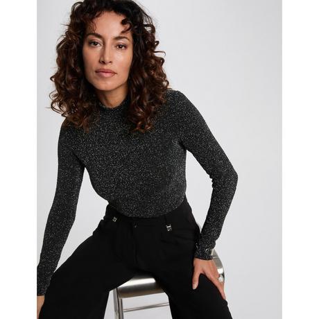 MORGAN T-shirt Métallisé Manches Longues  