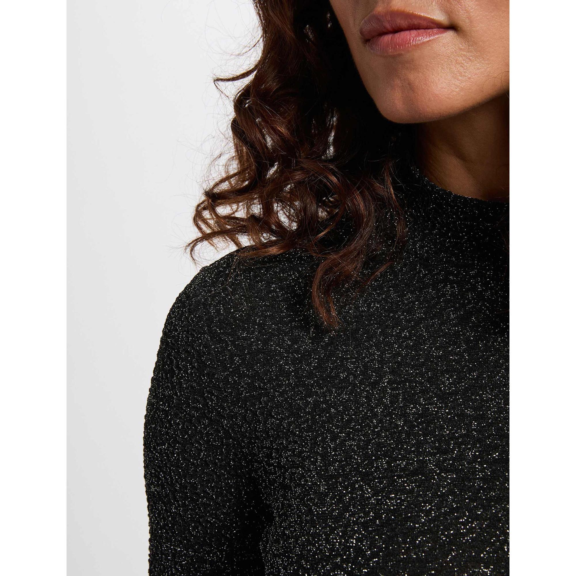 MORGAN T-shirt Métallisé Manches Longues  