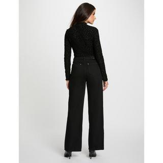 MORGAN T-shirt Manches Longues Imprimé Léopard  