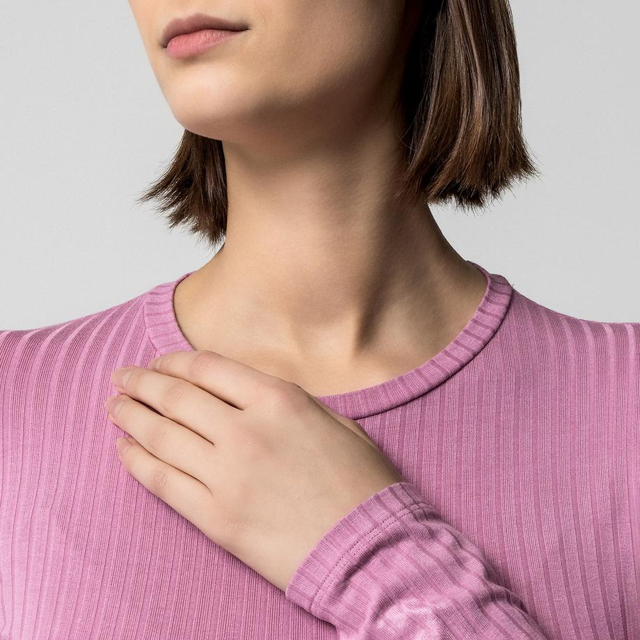 EDITED T-shirt a costine a maniche lunghe  