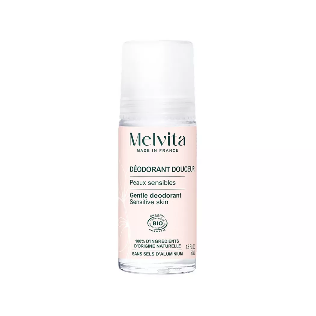Melvita - Roll-On-Deodorant für empfindliche Haut, 50 ml