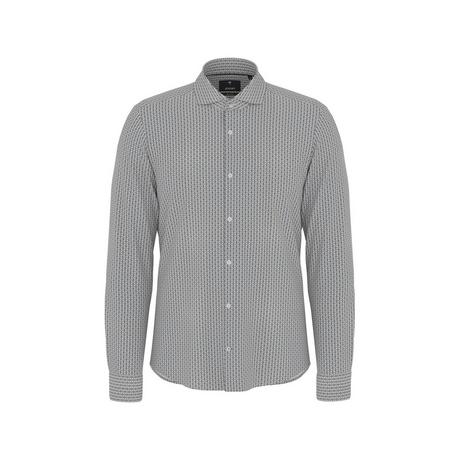 JOOP! Camicia a maniche lunghe fantasia Slim Fit  