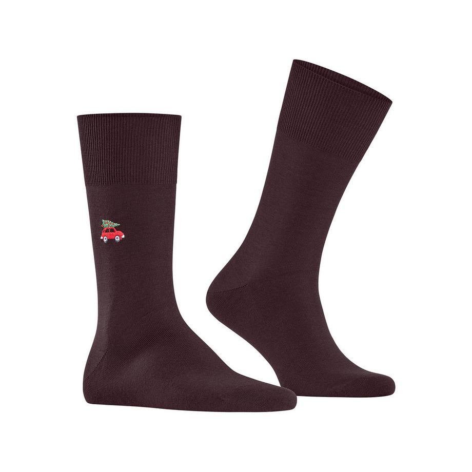 FALKE Chaussettes Motif Voiture de Noël  