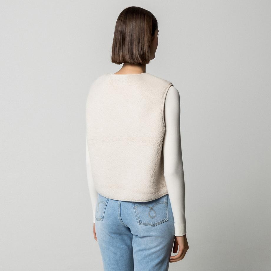 EDITED Gilet in Pile Teddy  