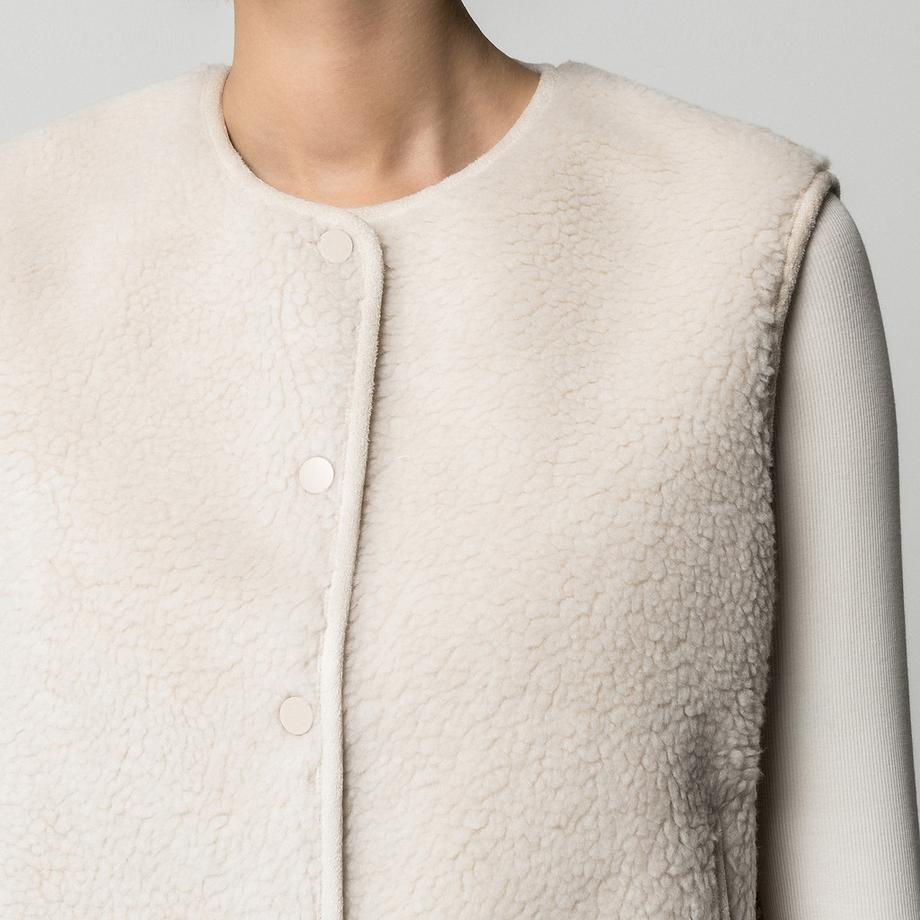 EDITED Gilet in Pile Teddy  