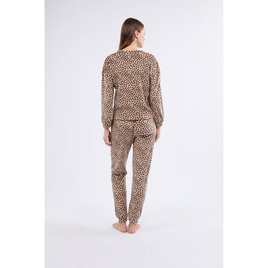 Etam Pyjama Set Lot de 2 Imprimé Léopard  