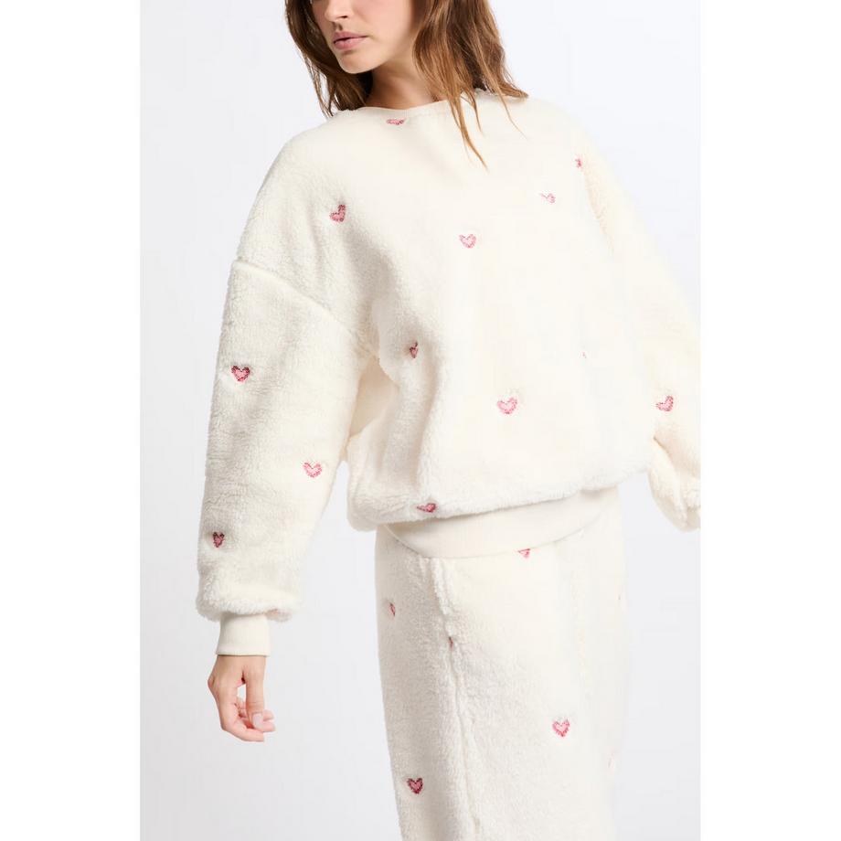 Etam Sweat-shirt Motif Cœur  