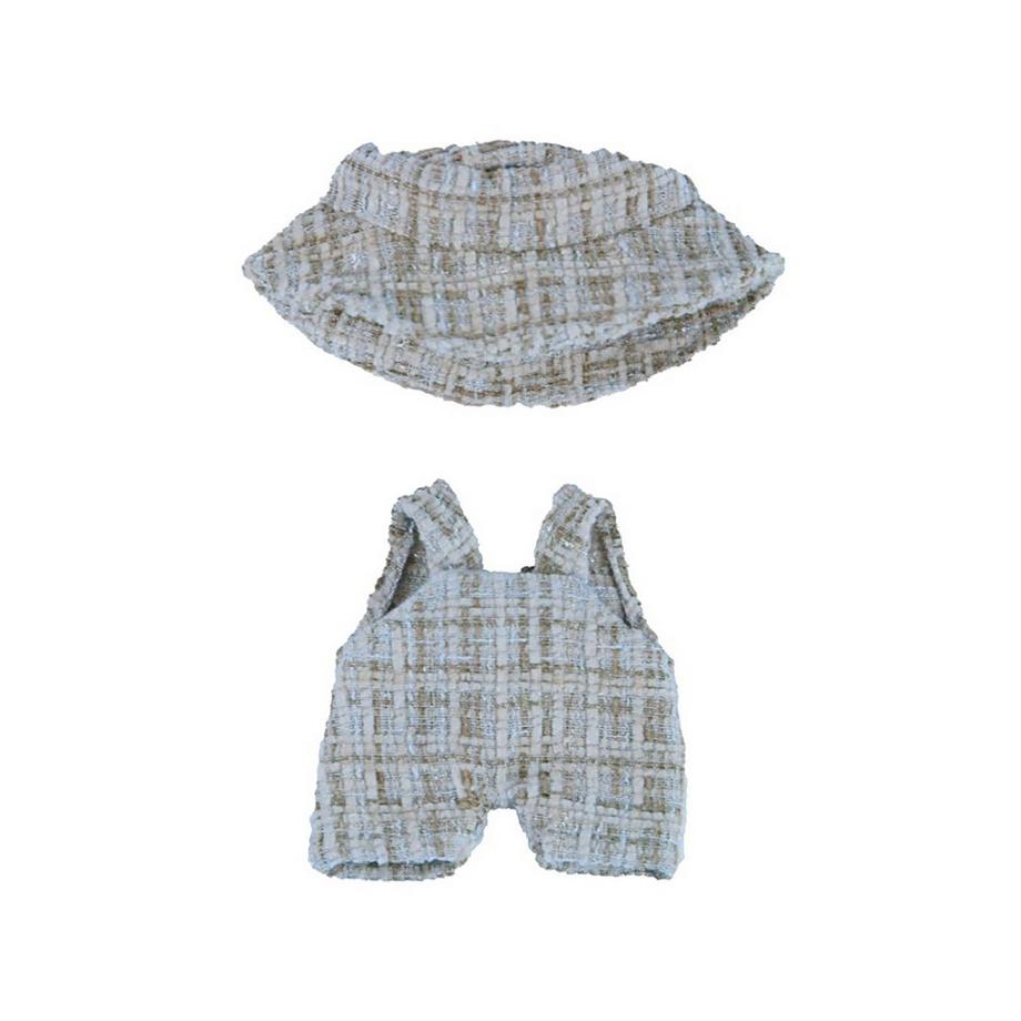 Heless  Monster Styles Salopette bouclé con cappello da pescatore 