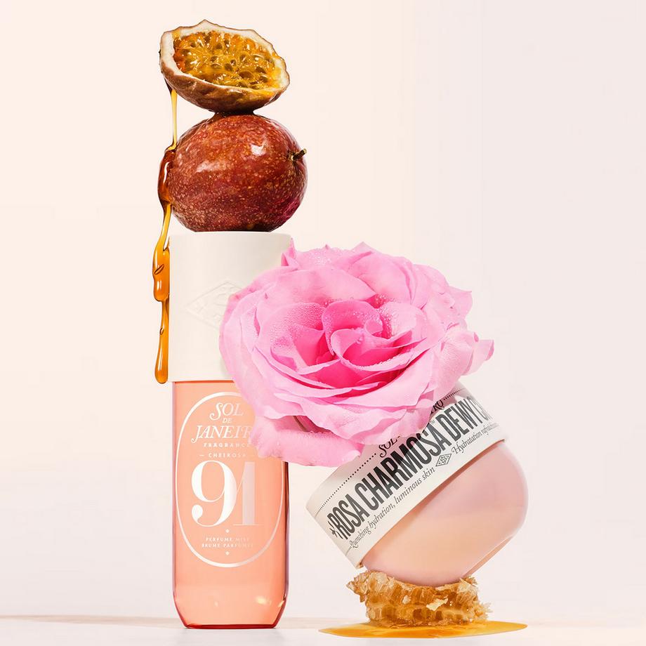 SOL de Janeiro  Rosa Charmosa™ Dewy Cream - Körpercreme mit blumig-fruchtigem Duft 