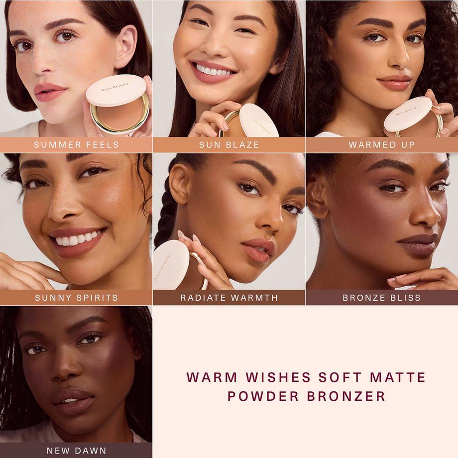 RARE BEAUTY  Warm Wishes Soft Matte Powder Bronzer - Poudre bronzante mate douce 