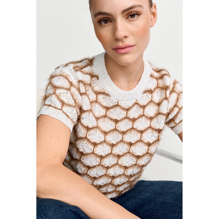 Maglione a maniche corte