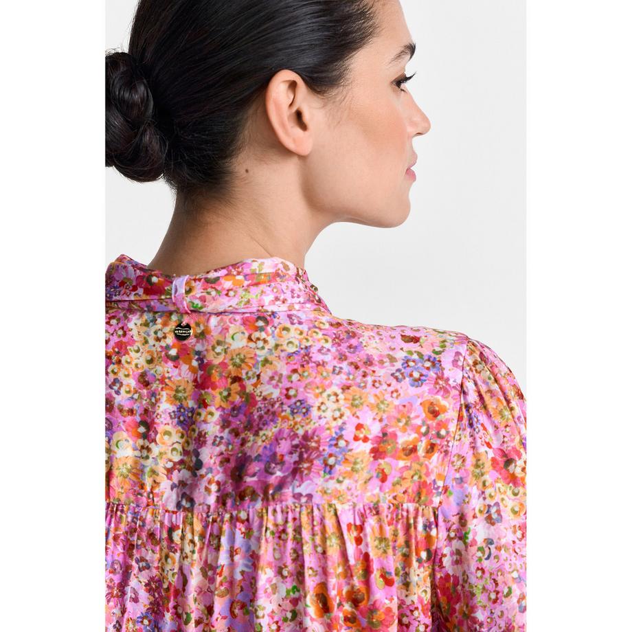 Rich & Royal Camicetta con Stampa Floreale e Colletto a Fiocco  