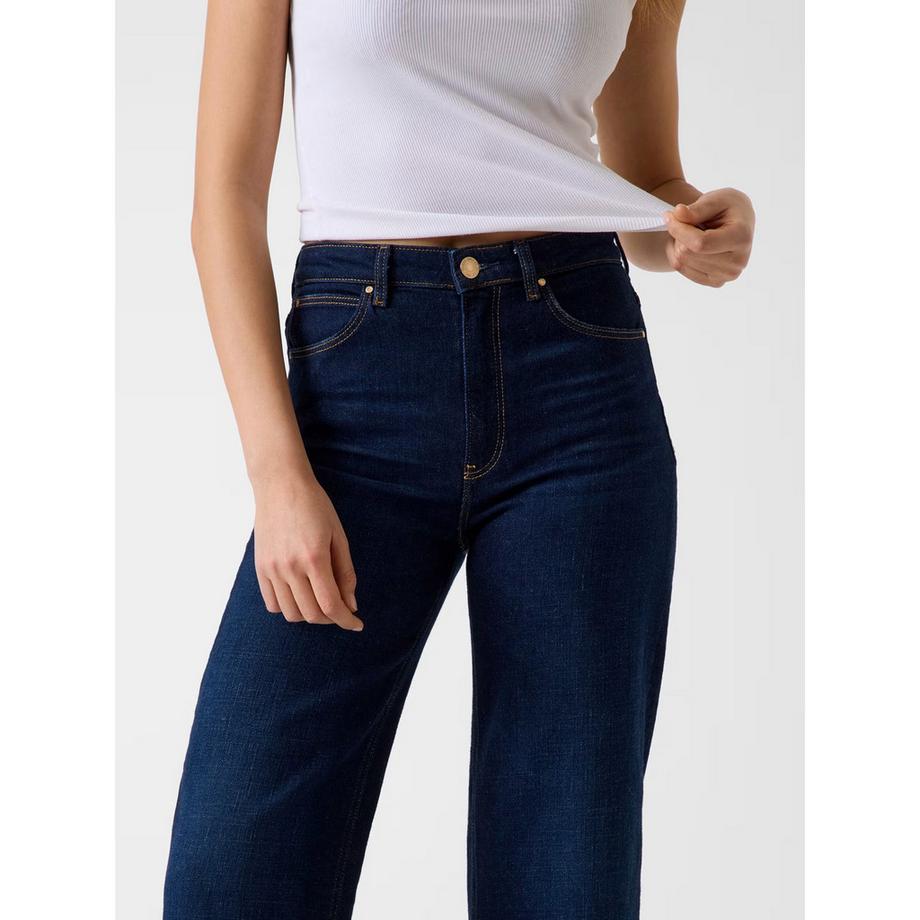 GUESS Jeans Taille Haute Jambe Large  