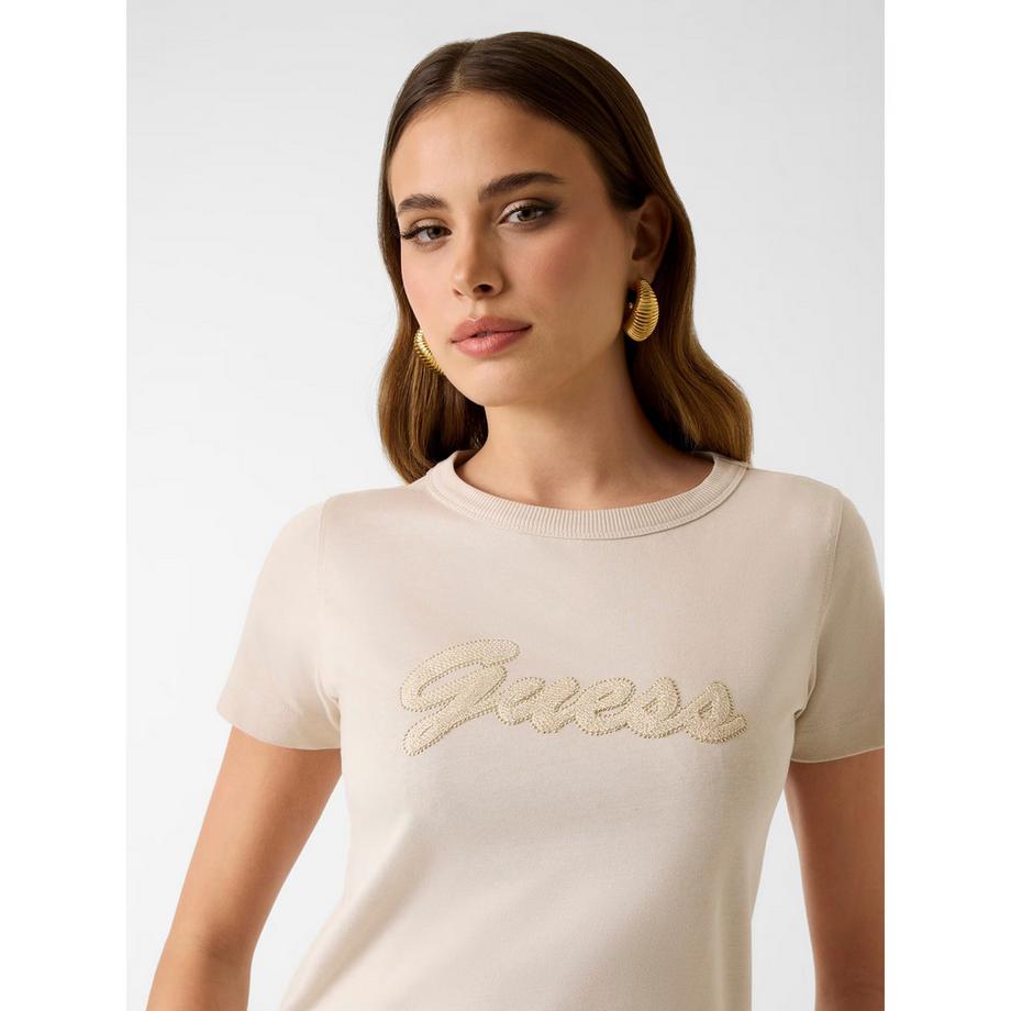 GUESS T-shirt à manches courtes avec logo  