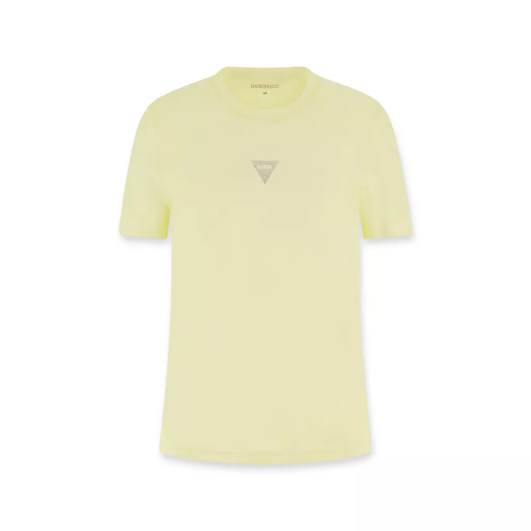 Guess - T-Shirt, für Damen, Gelb, Größe XL