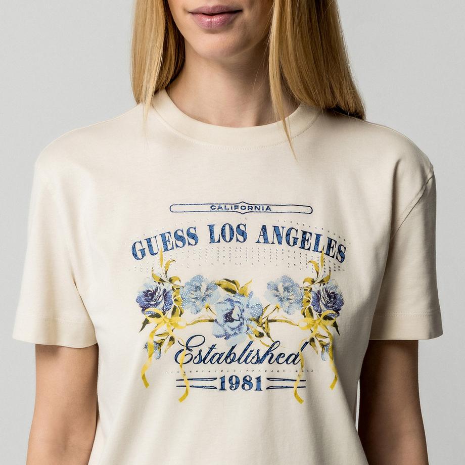 GUESS T-Shirt mit Blumendruck  