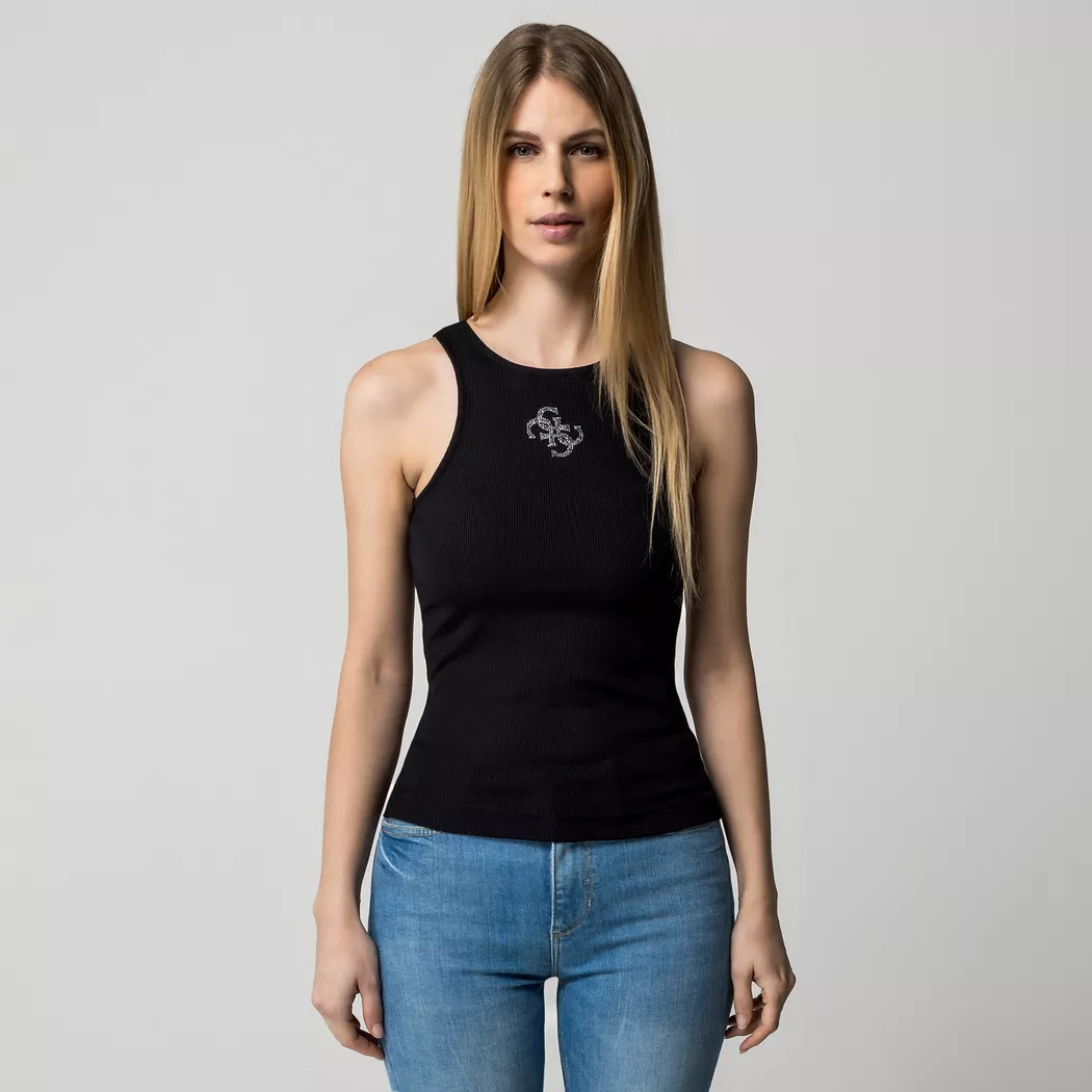 Guess - Top, für Damen, Black, Größe L 2