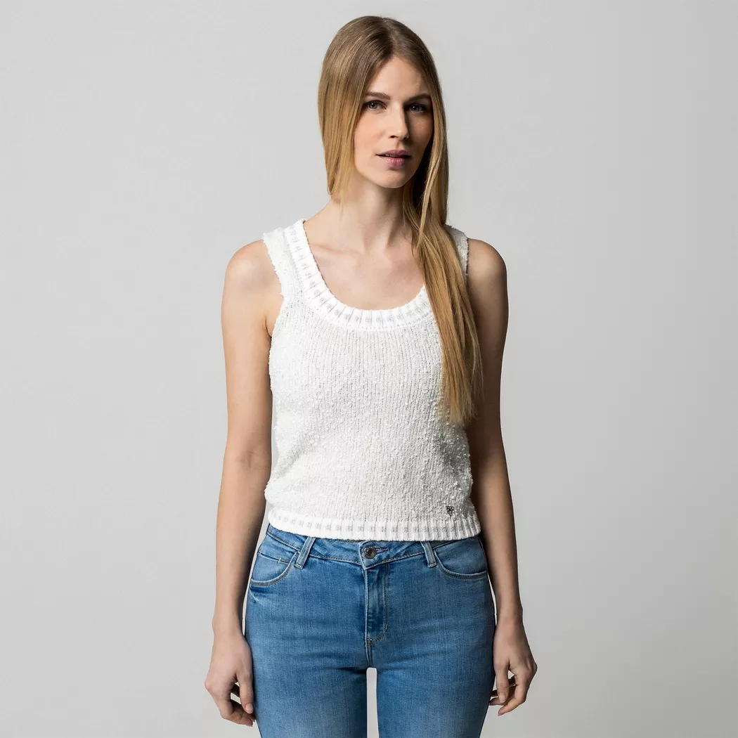 Guess - Top, für Damen, Weiss Größe XS