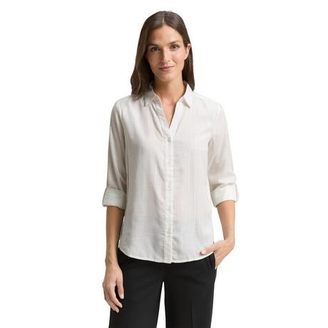 TOM TAILOR Bluse mit Metallic Streifen  