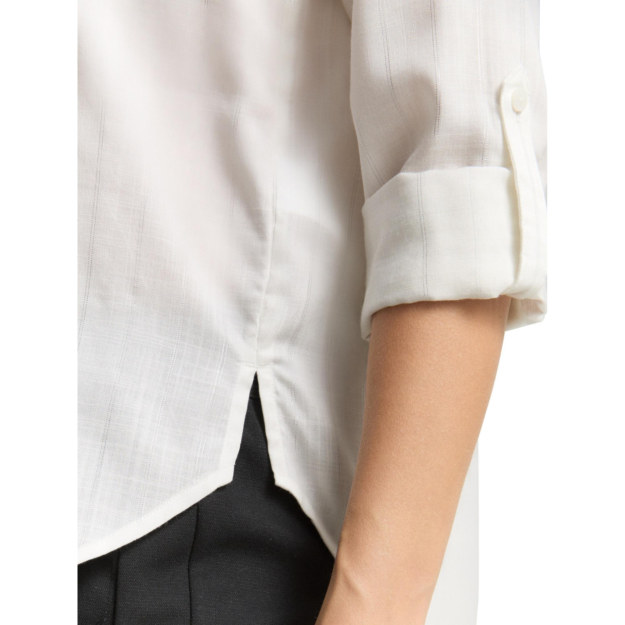 TOM TAILOR Bluse mit Metallic Streifen  