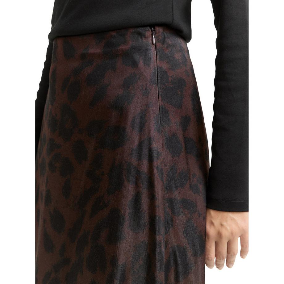 TOM TAILOR Jupe Midi Taille Haute  