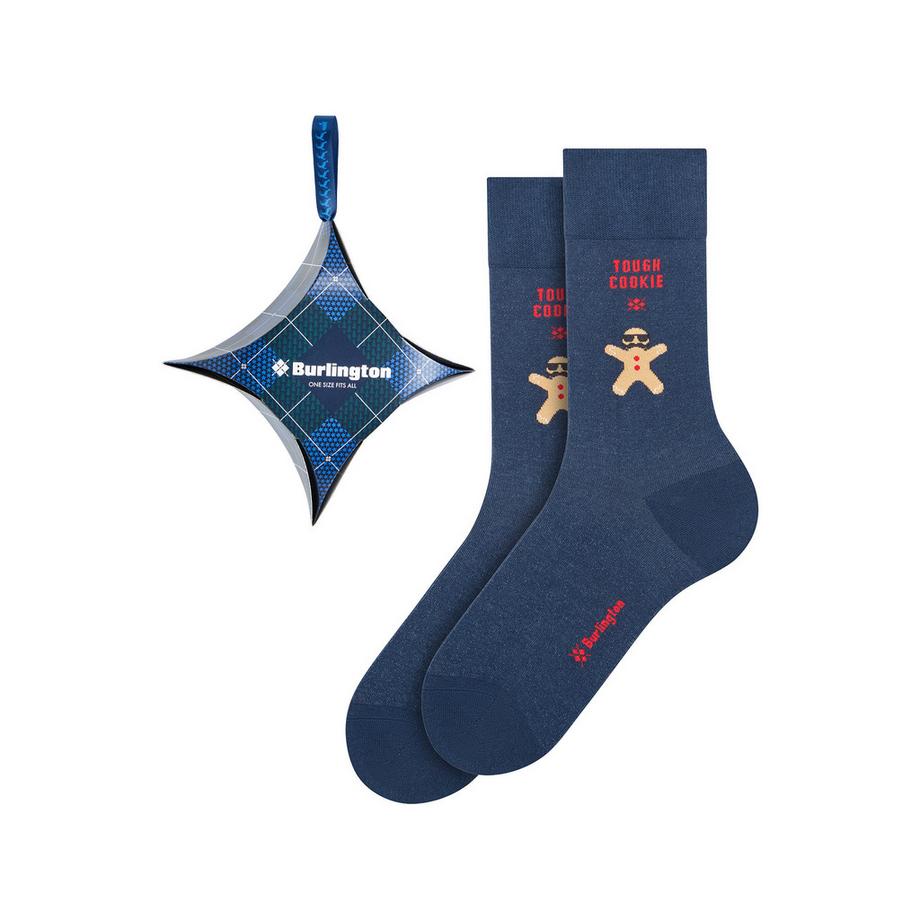 Burlington Chaussettes Arlequin Sapin de Noël  