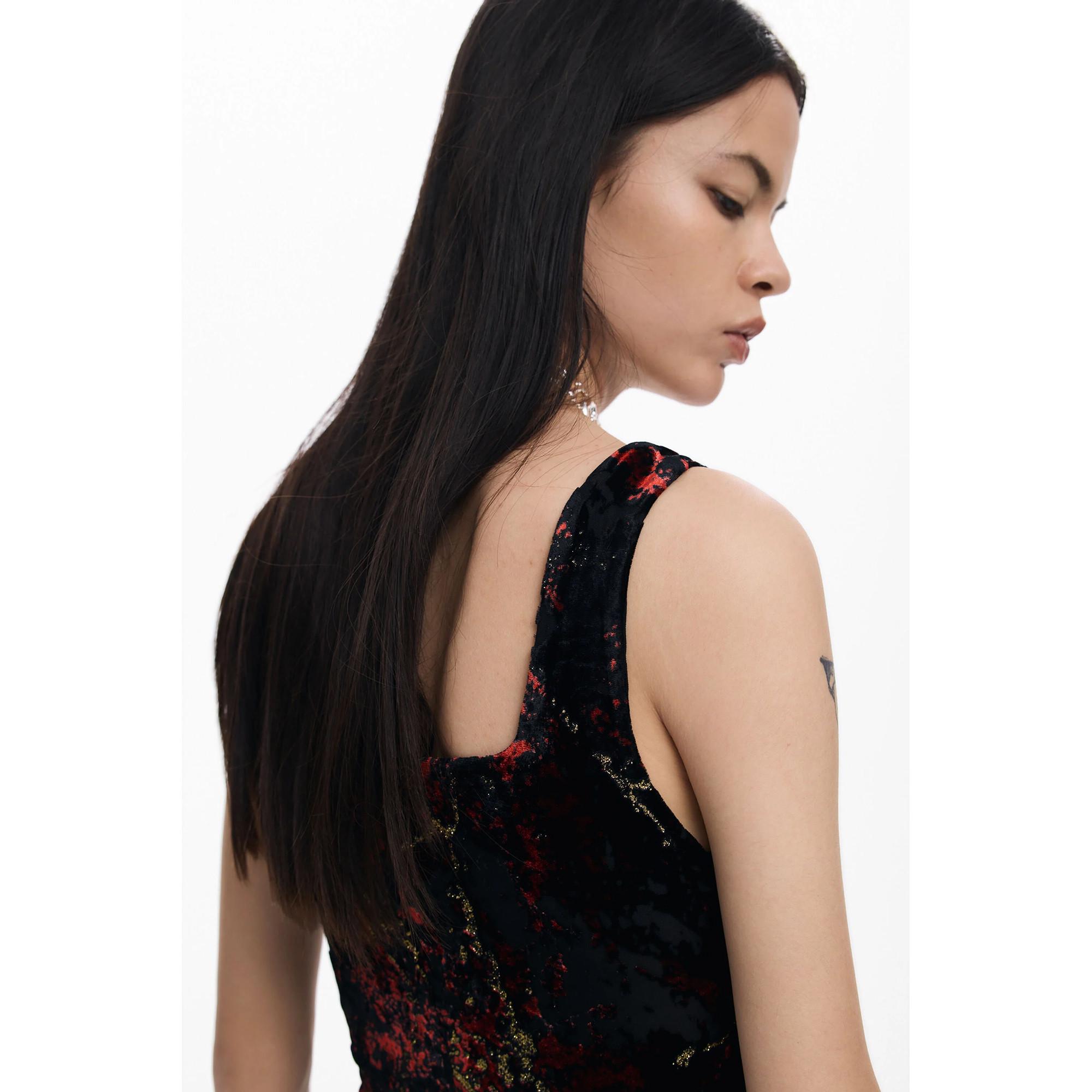 Desigual Combinaison en Velours Imprimé  