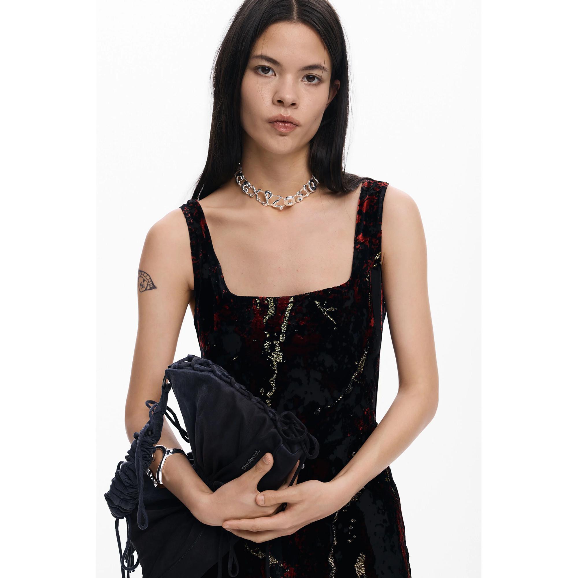 Desigual Combinaison en Velours Imprimé  