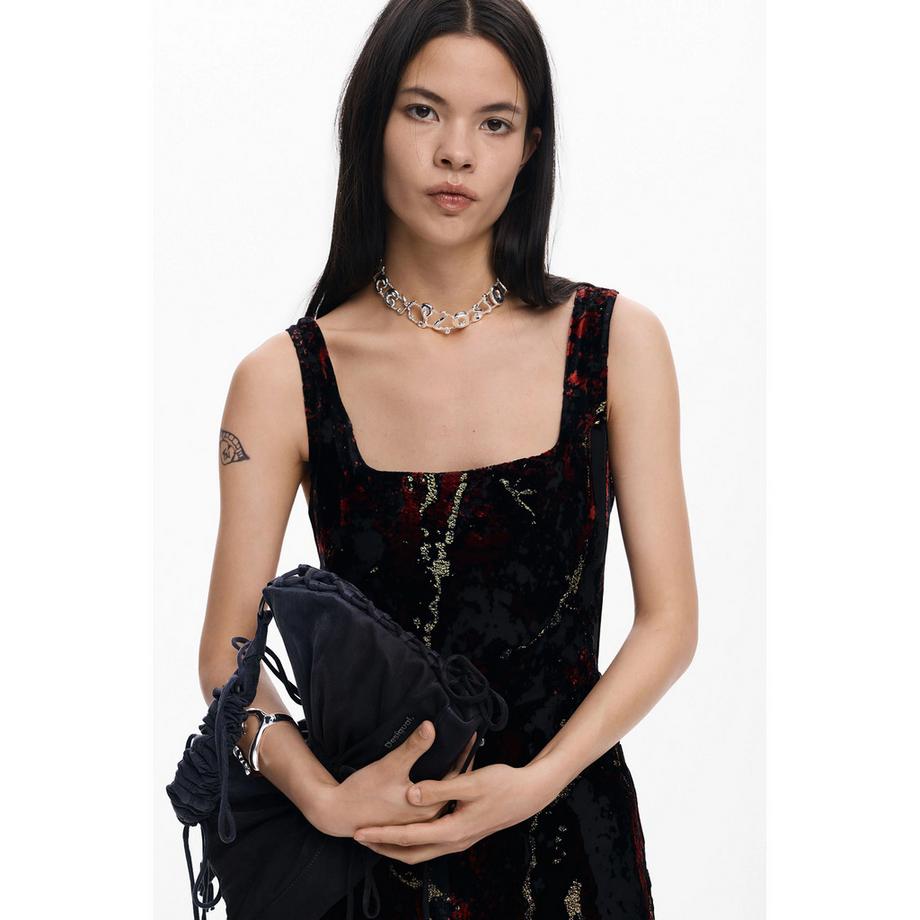 Desigual Tuta in Velluto  