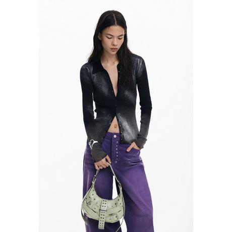 Desigual Langarm Polo Kragen Slim Fit T-Shirt  