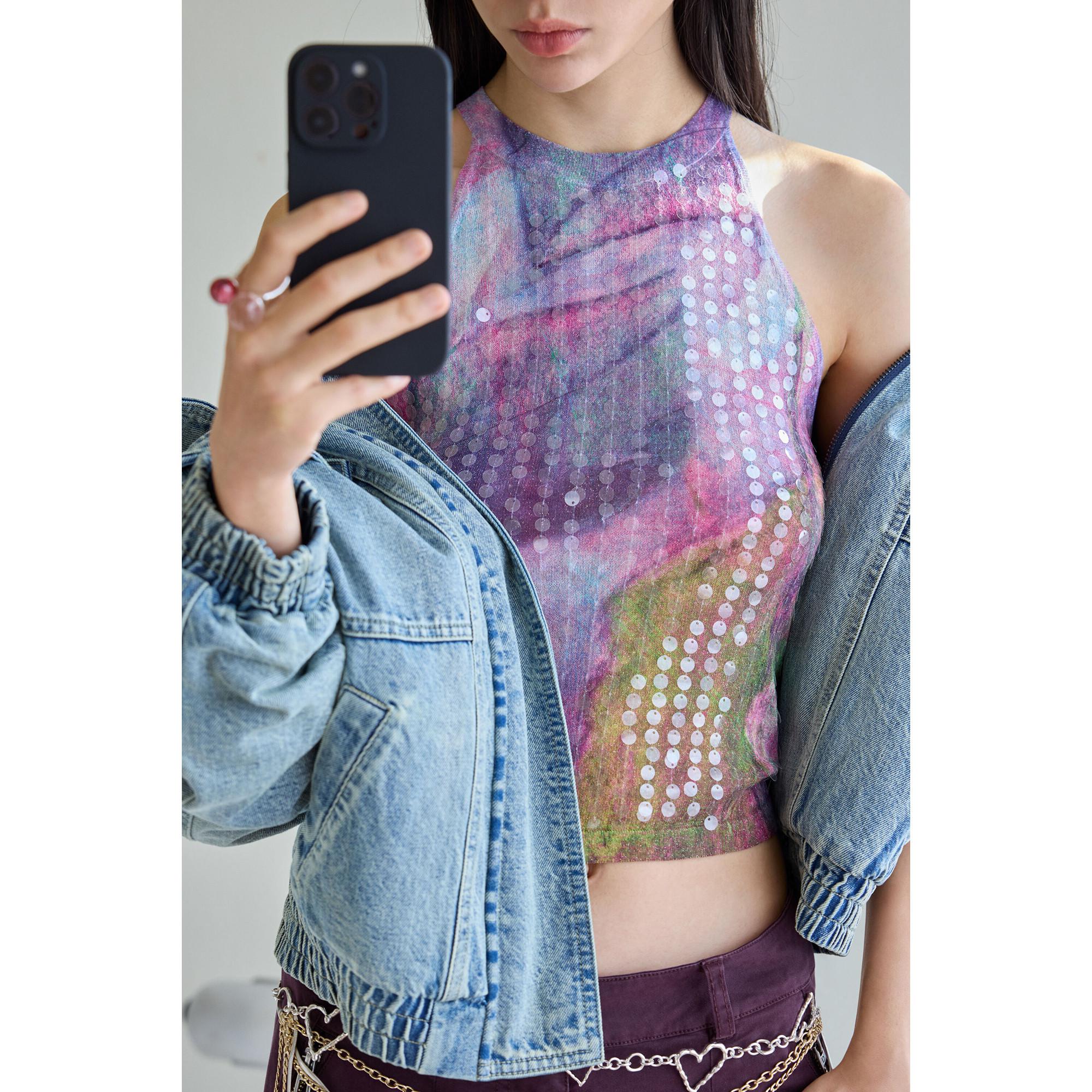 Desigual T-shirt Col Halter  