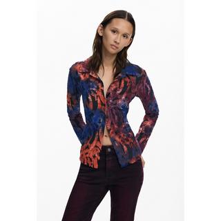 Desigual Langarm T-Shirt Abstraktes Muster  